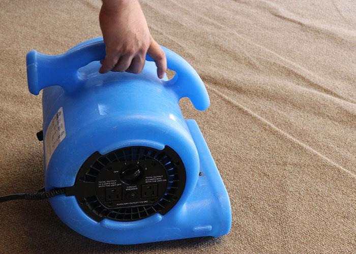 water damage restoration fan in CT